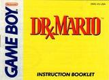 Dr. Mario -- Manual Only (Game Boy)
